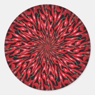 Fade to Black Round Stickers