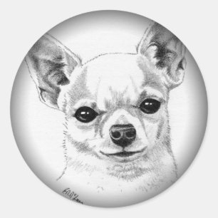 Fade to Black Round Stickers