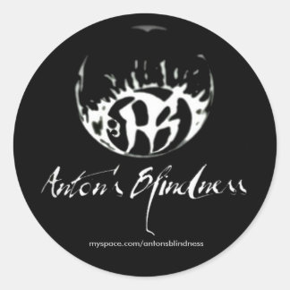 Fade to Black Round Stickers - Customised