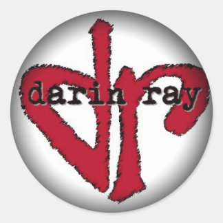 Fade to Black Round Stickers - Customised