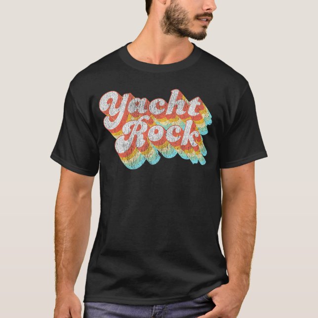 Fade Yacht Rock Party Boat Drinking       T-Shirt (Front)