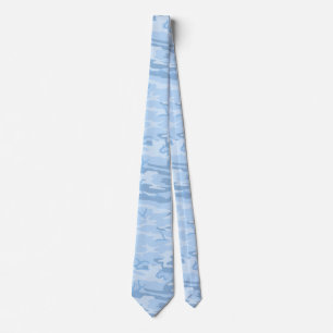 Faded Blue Camo Tie