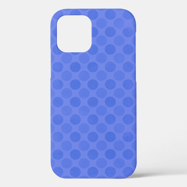 Faded blue circles pattern Case-Mate iPhone case (Back)