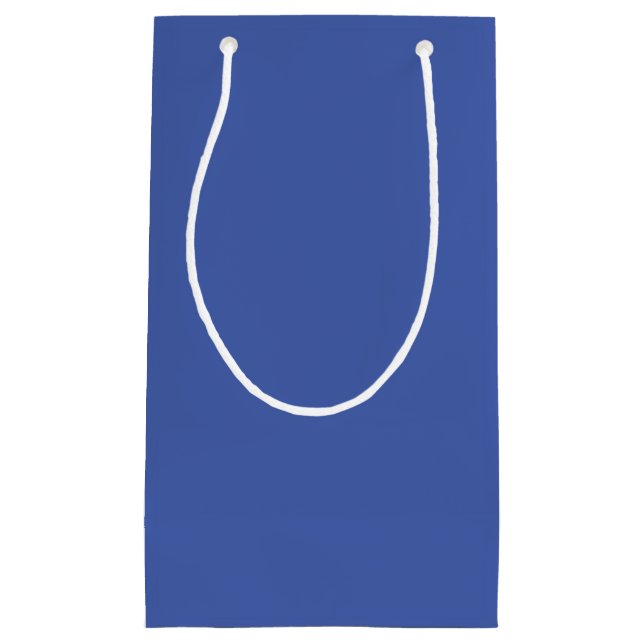 Faded Blue,Grey Blue,Hoki, Small Gift Bag (Front)