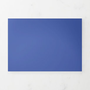 Faded Blue,Grey Blue,Hoki, Tri-Fold Card