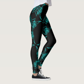 Faded Blue Hourglass Legging