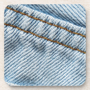 Faded Blue Jeans Coaster