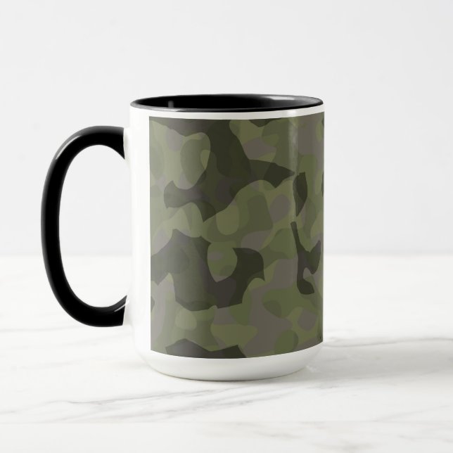 Faded Camo abstract Mug (Left)