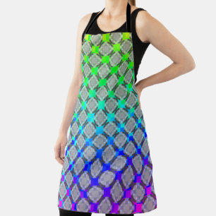 Faded Circle Grid by Kenneth Yoncich Apron
