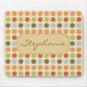 Faded Circles Mouse Pad