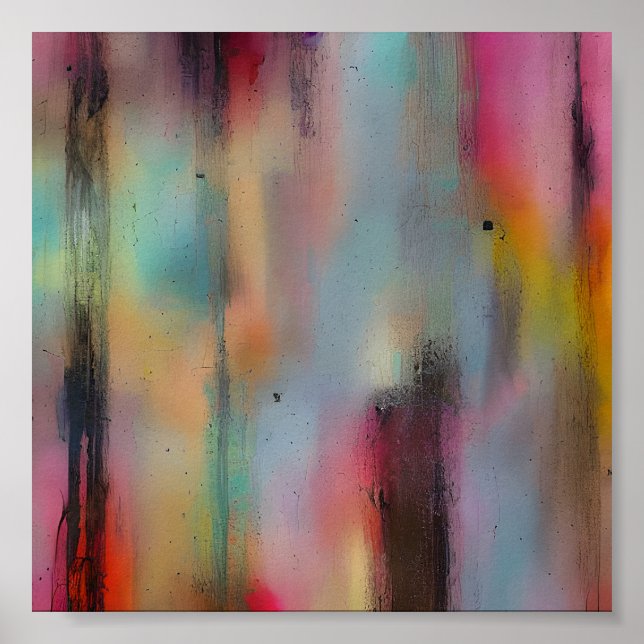 Faded colours and ink  poster (Front)