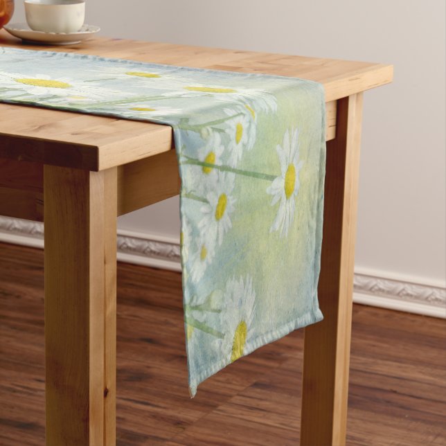 Faded Daisy Field Medium Table Runner (In Situ)