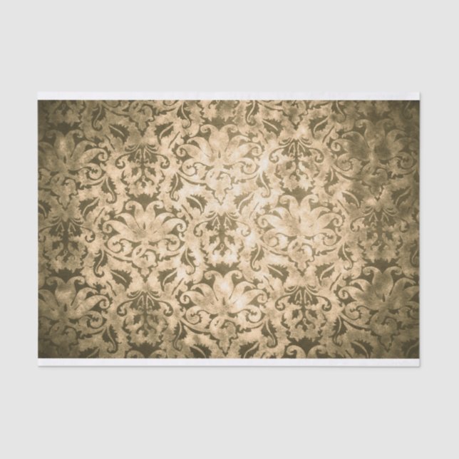 Faded Damask Design Tissue Paper (Front)