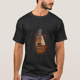 Faded Electric Guitar Design T-Shirt