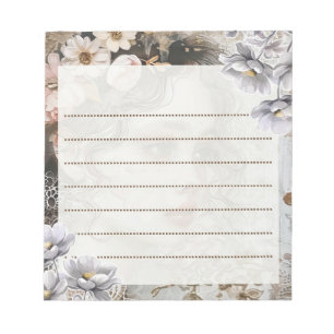 Faded Florals: Romantic Notes Collection