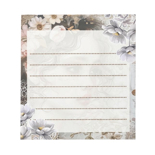 Faded Florals: Romantic Notes Collection (Front)