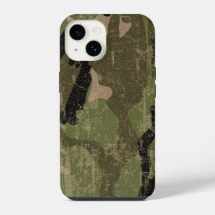 Faded Green Camo iPhone 14 Case