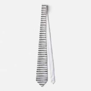 Faded grey horizontal stripes tie