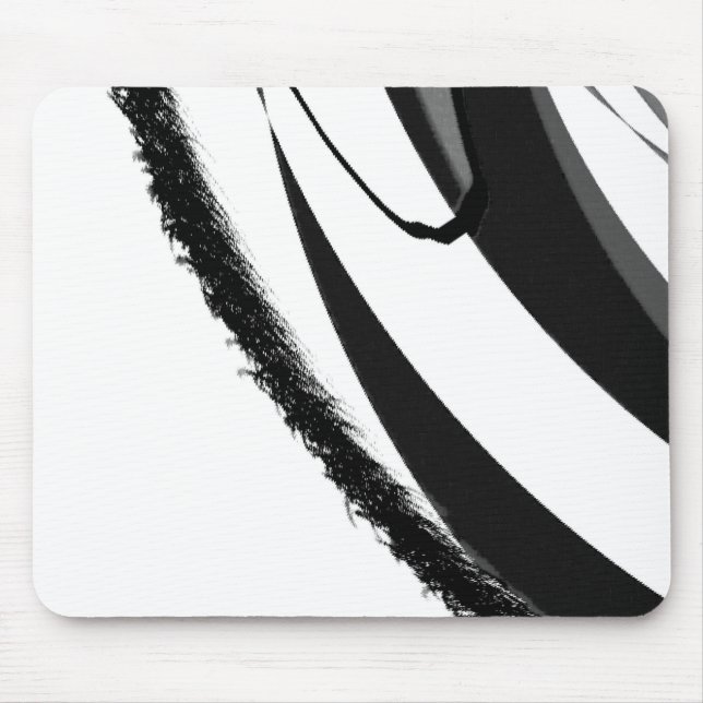 Faded Grey Mouse Pad (Front)