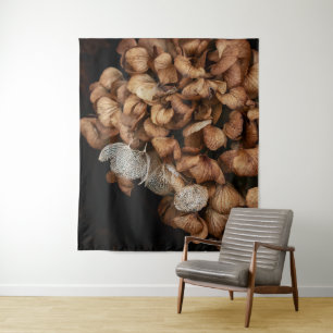 Faded Hydrangea  Tapestry