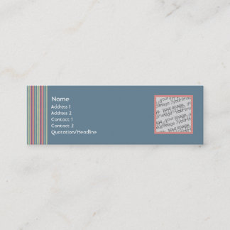 Faded Jeans Profile Card