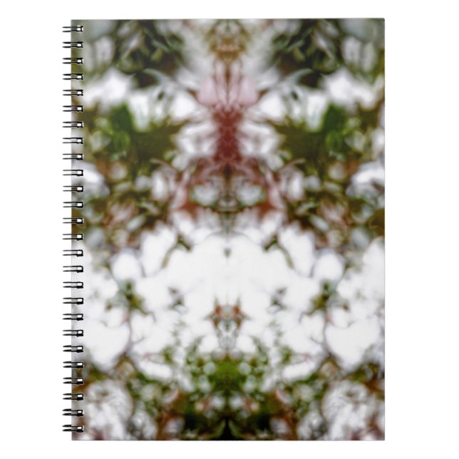 Faded kaleidoscope pattern notebook (Front)