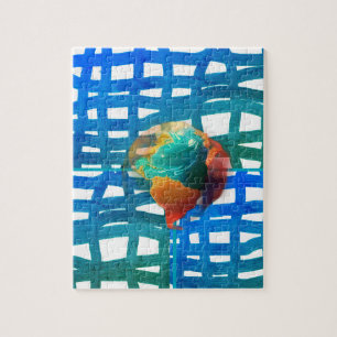 Faded Lines Jigsaw Puzzle