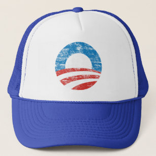 Faded Obama Logo Trucker Hat