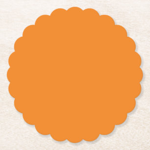 Faded Orange,Indian Yellow,Pale Copper, Paper Coaster