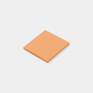 Faded orange (solid colour) post-it notes