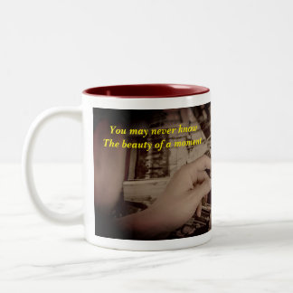 Faded Photographs Two-Tone Coffee Mug