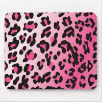 Faded Pink Fantasy Leopard Spots Pattern