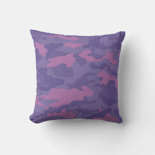 Faded Purple Camo Cushion