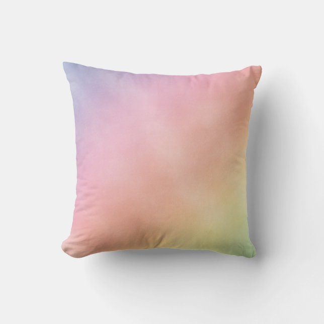 Faded Rainbow Wash Cushion (Front)