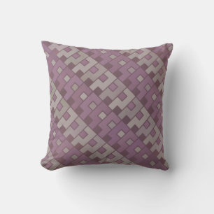 Faded Red Question Pattern Cushion