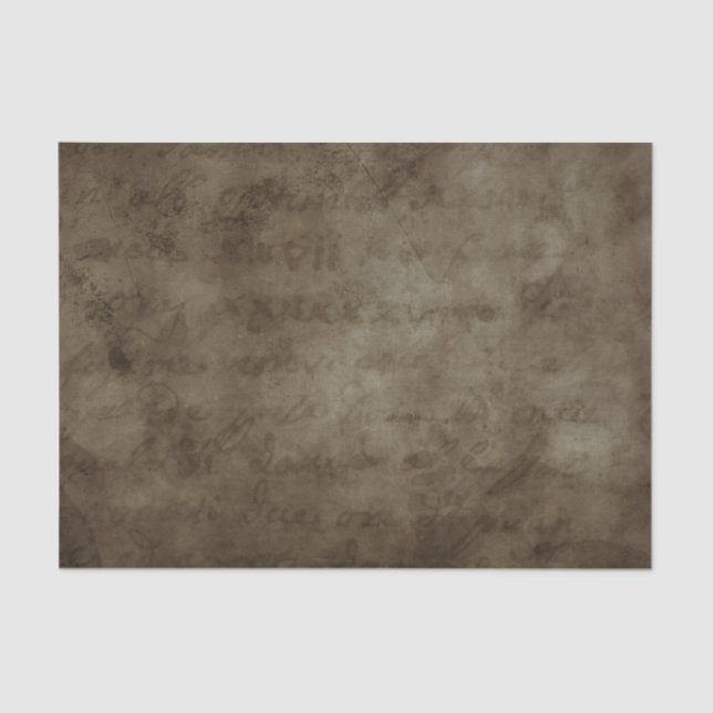 Faded sepia parchment paper manuscript journal (Front)