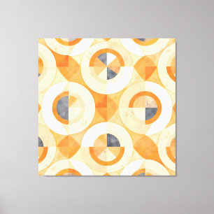 Faded Terra Geometrics Canvas Print