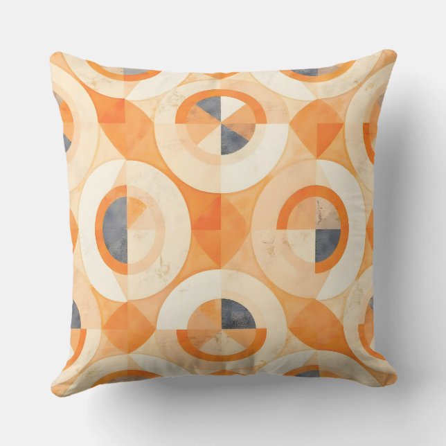 Faded Terra Geometrics Cushion (Back)