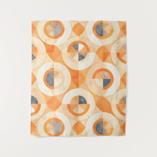 Faded Terra Geometrics Tapestry