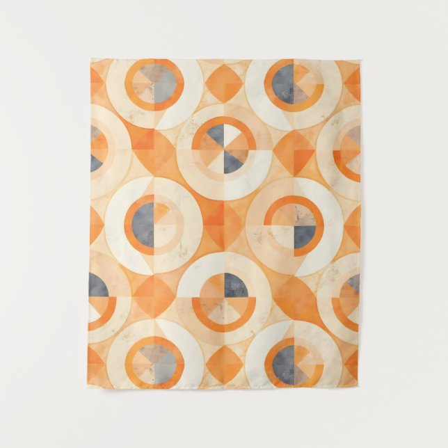 Faded Terra Geometrics Tapestry (Front)