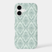 Faded vintage damask pattern
