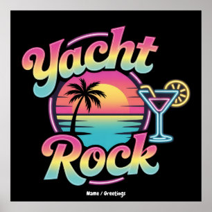 Faded Yacht Rock Boat Party – Smooth Sounds & Coas Poster