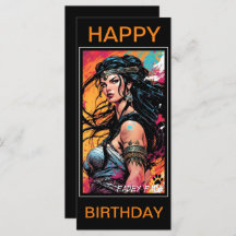 Fadey Barbarian Comic 01 Birthday Card