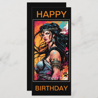 Fadey Barbarian Comic 01 Birthday Card