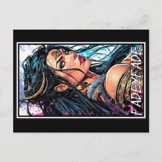 Fadey Barbarian Comic Style 02   Postcard