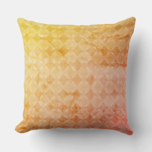 Fading Diamond Connections Vintage Pattern Design Cushion