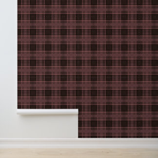 Fading Embers Plaid Tartan Wallpaper