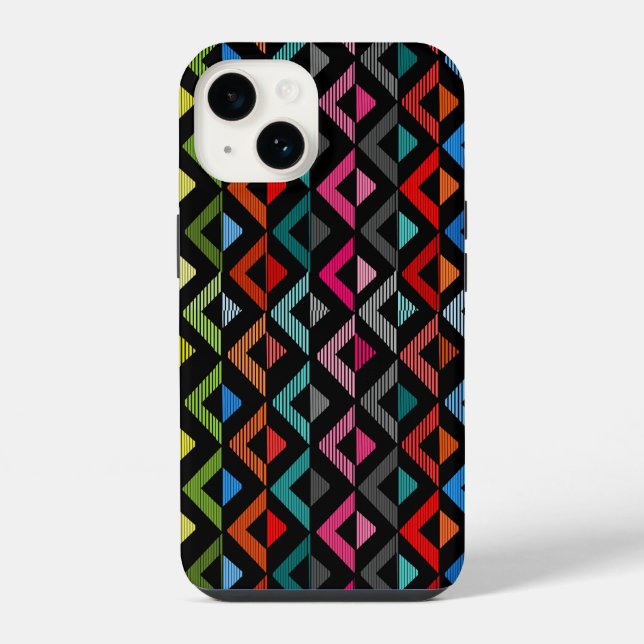 Fading Half-Diamonds  iPhone Case (Back)