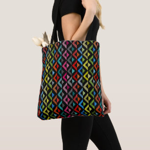 Fading Half-Diamonds Tote Bag