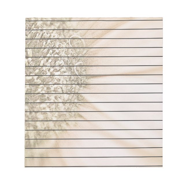 Fading into gold notepad (Front)
